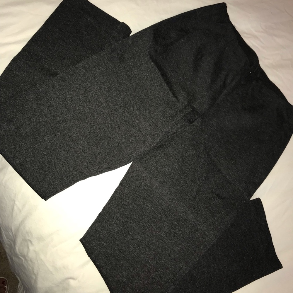 J. Jill ponte slim leg small charcoal gray pants
